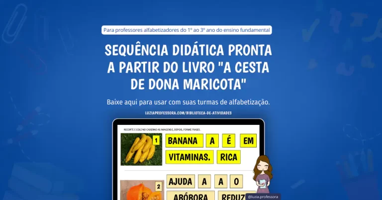 Sequência didática pronta a cesta de dona maricota