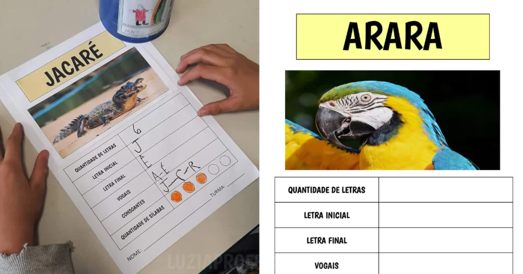 Análise Linguística com Animais de A a Z