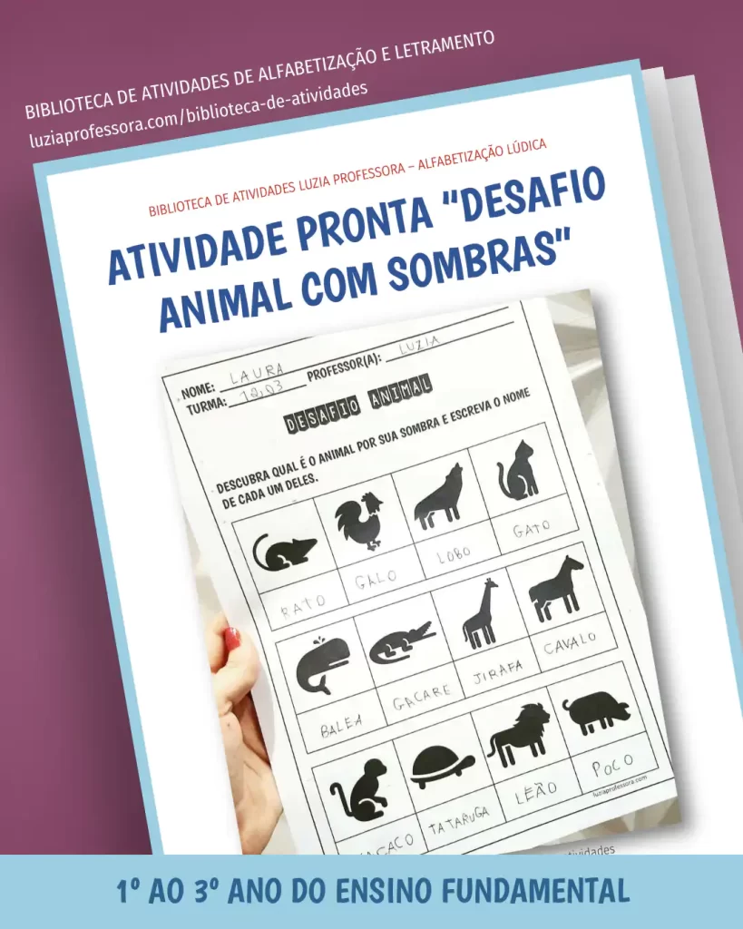 Atividade "Desafio Animal com Sombras"