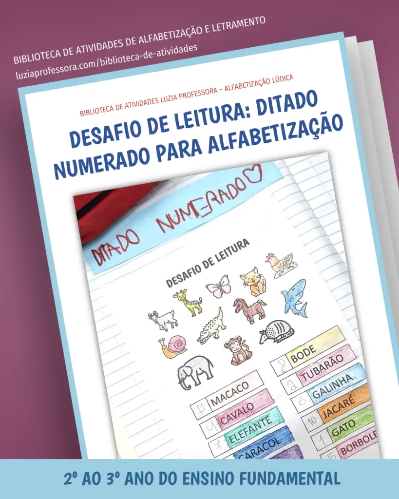 Desafio da Leitura: Ditado Numerado