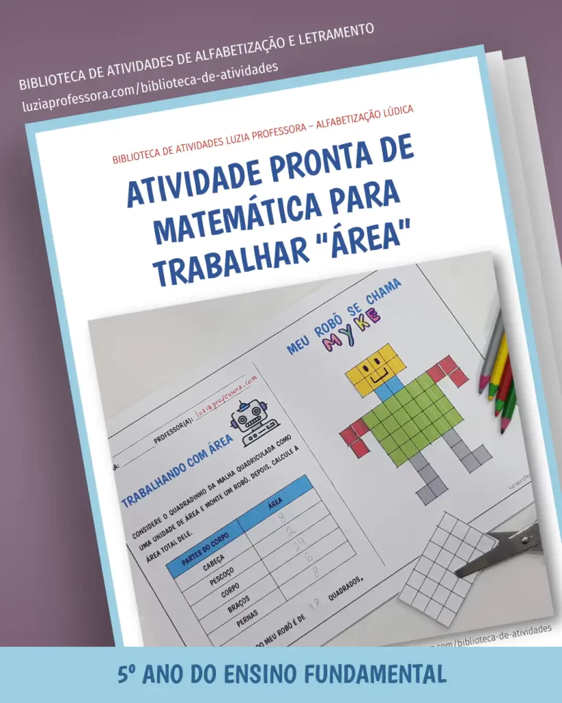 Atividade Pronta sobre Área