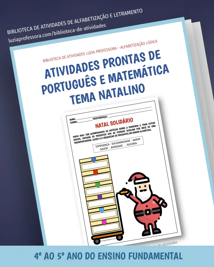 Atividades com tema Natalino para 4º e 5º ano