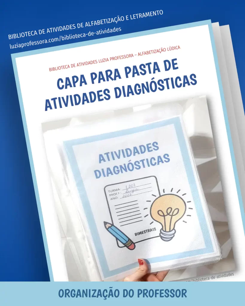 Capa para Pasta de Atividades Diagnósticas