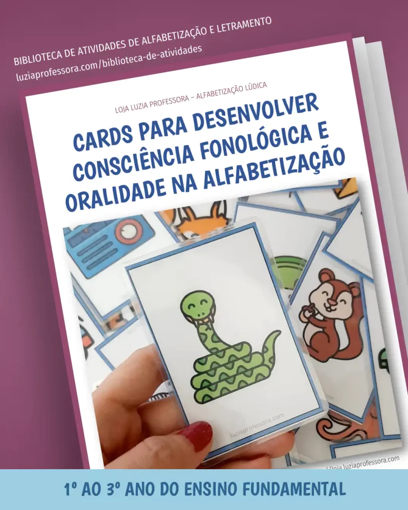 Recurso "Cards para Alfabetização"