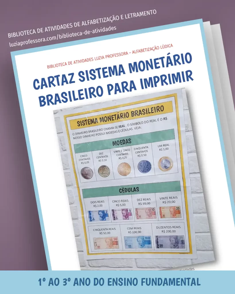 Cartaz Sistema Monetário Brasileiro