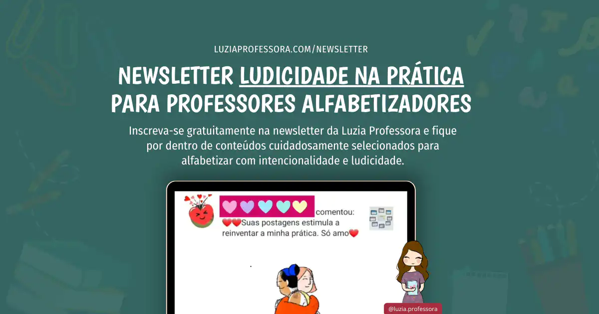 Newsletter para professores alfabetizadores