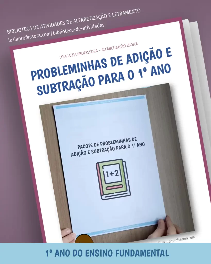 Pacote de probleminhas para o 1º ano