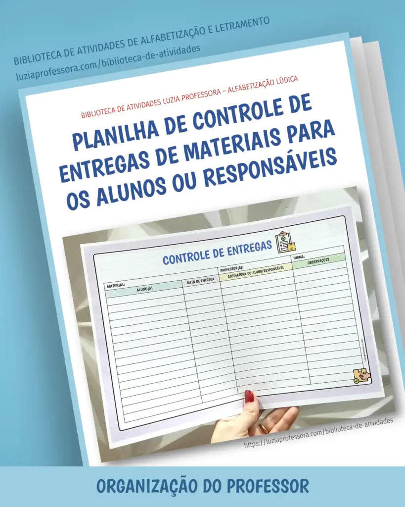 Planilha de Controle de Entregas de Materiais