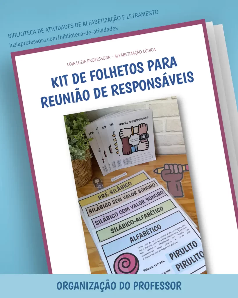 Kit de Folhetos para Reunião dos Responsáveis