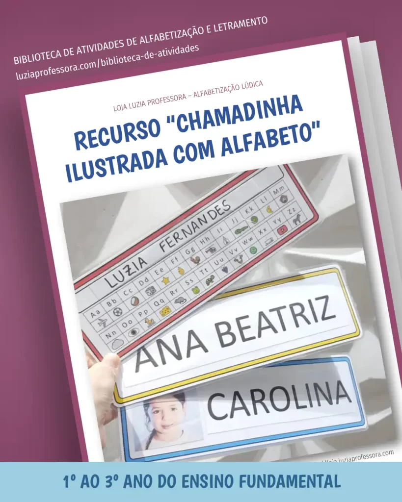 Recurso “Chamadinha Ilustrada com Alfabeto”