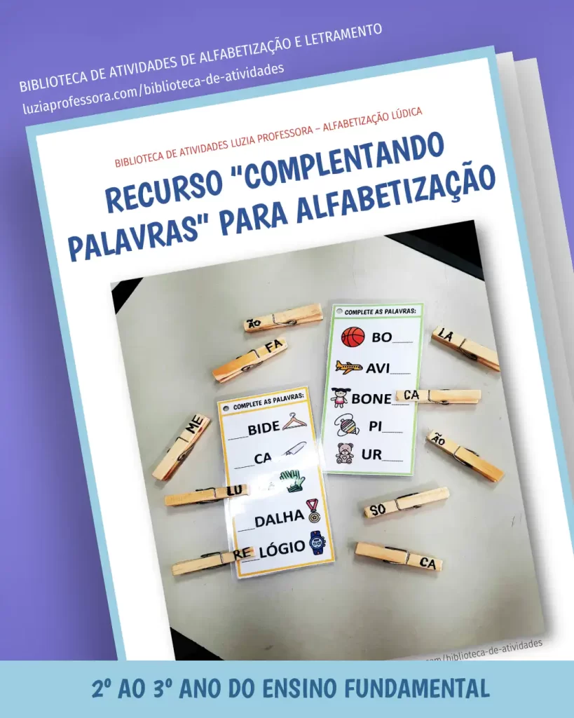 Recurso "Completando Palavras"