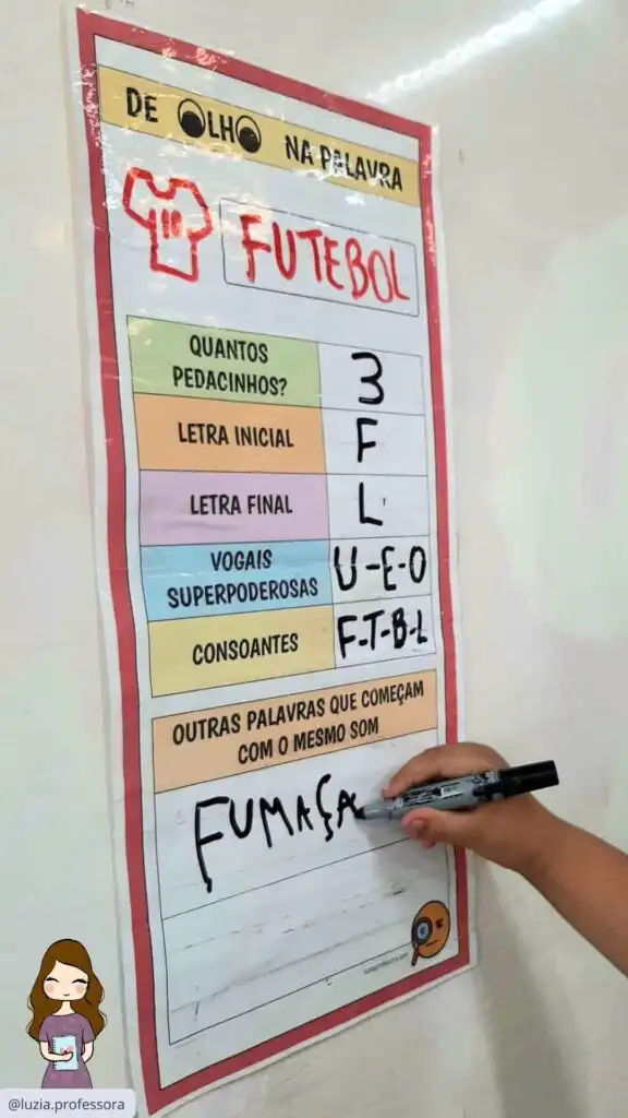 Análise Linguística com a palavra Futebol