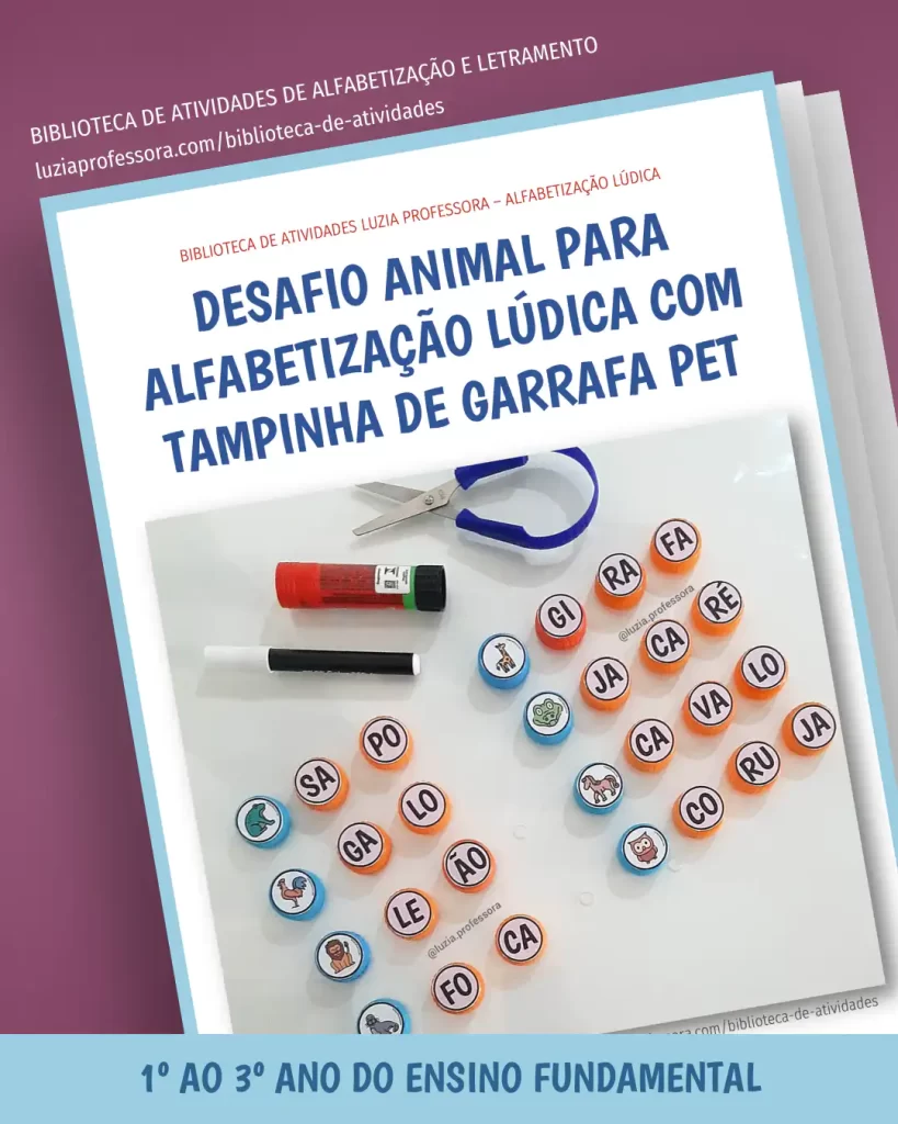 Desafio Animal com Tampinha de Garrafa Pet