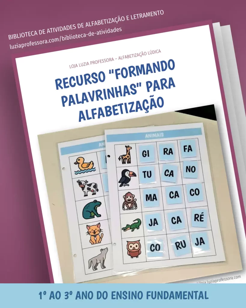 Recurso "Formando Palavrinhas"