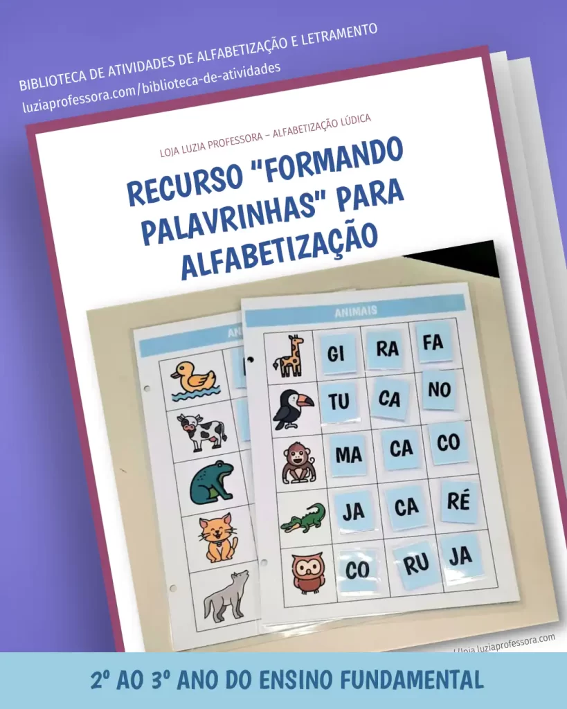 Recurso "Formando Palavrinhas"