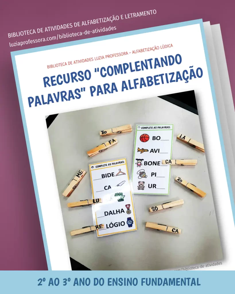 Recurso "Completando Palavras"