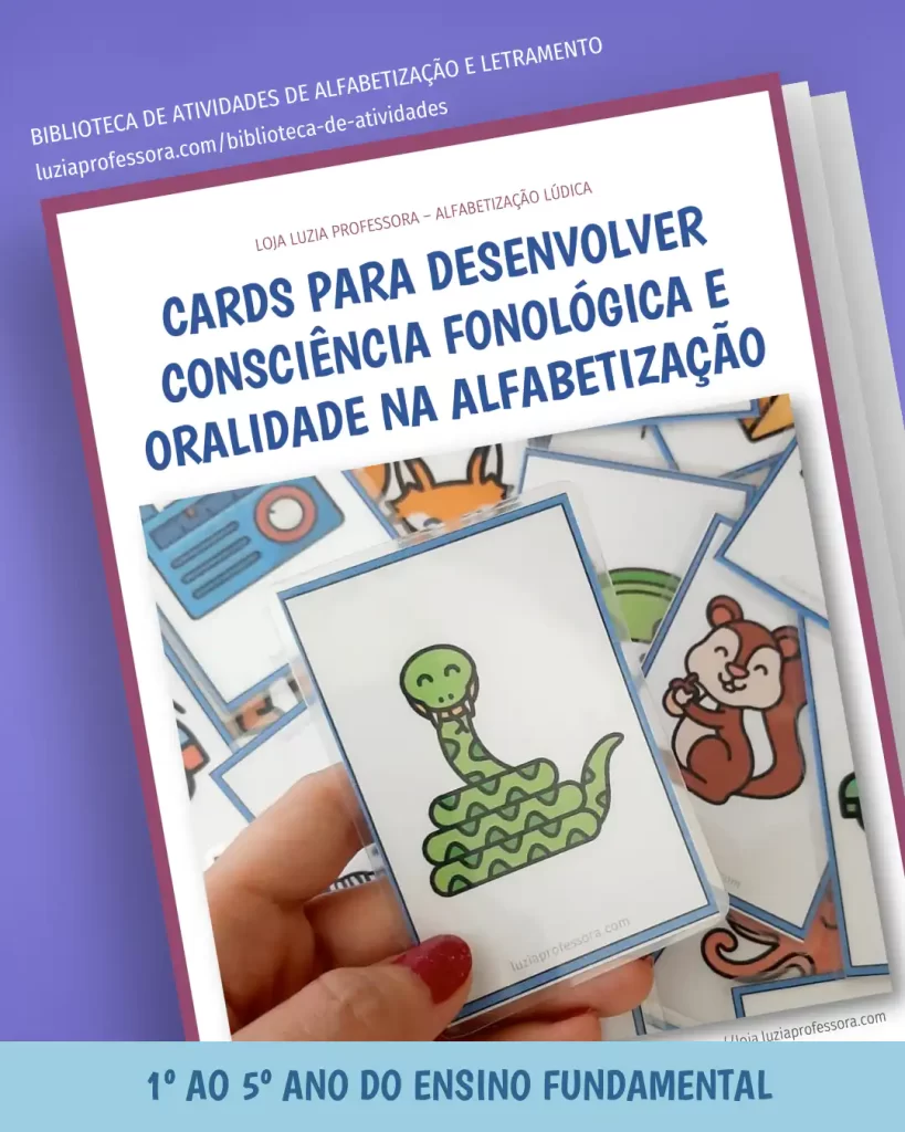 Recurso "Cards para Alfabetização"