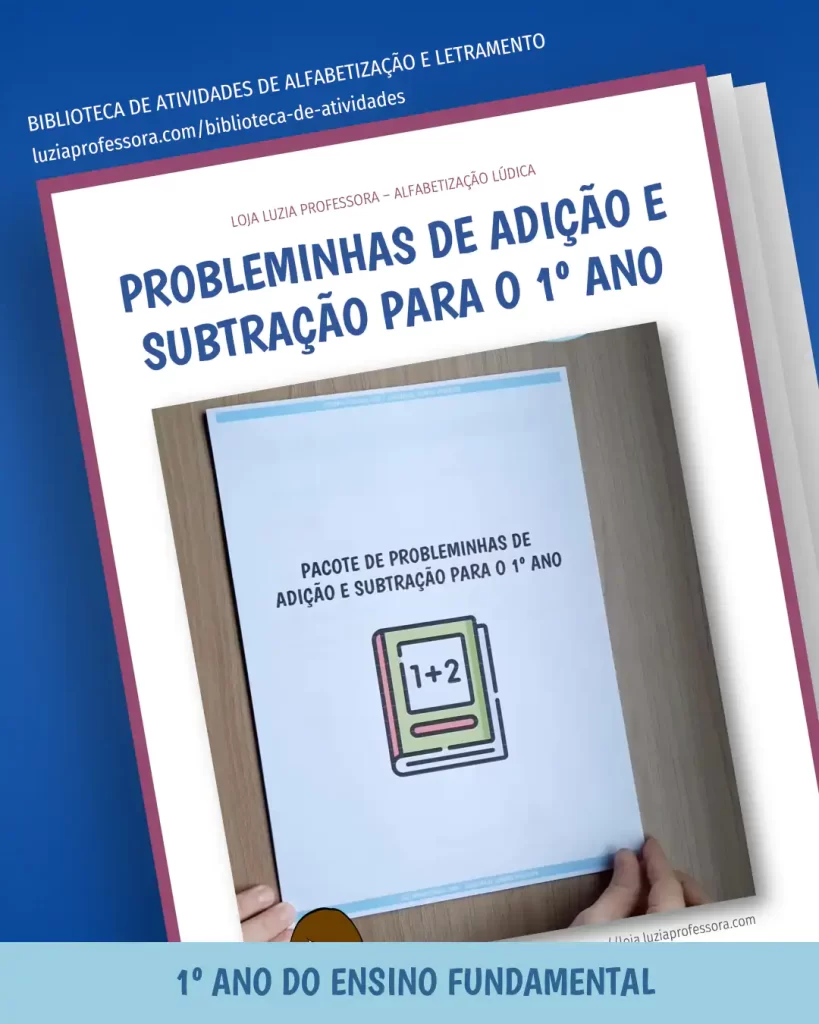 Pacote de probleminhas para o 1º ano