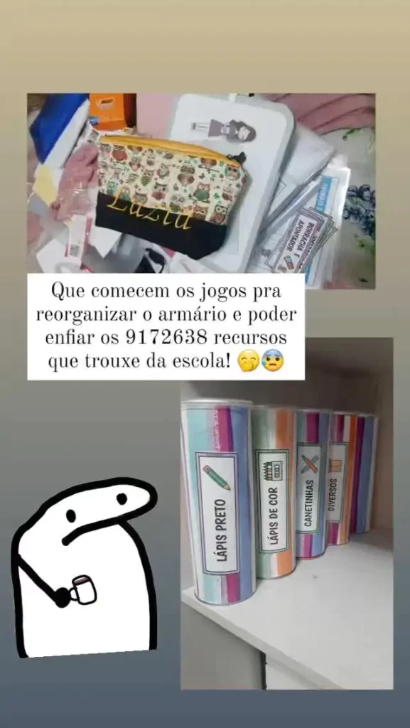 Como manter o armário escolar organizado?