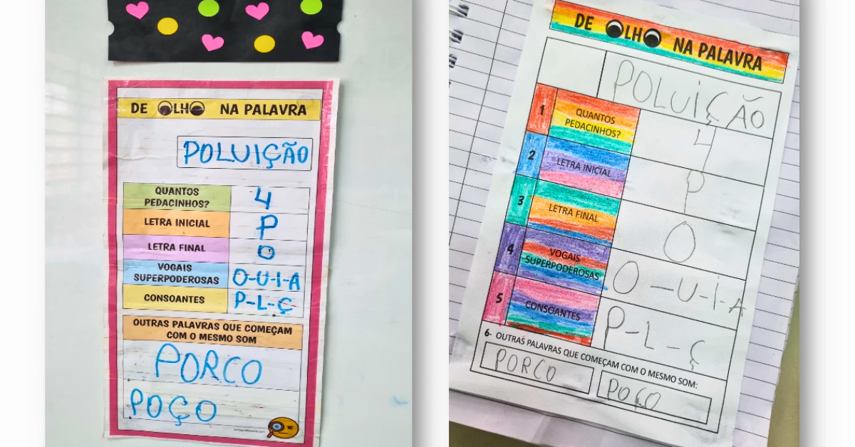 Livro a poluição tem solução para alfabetização