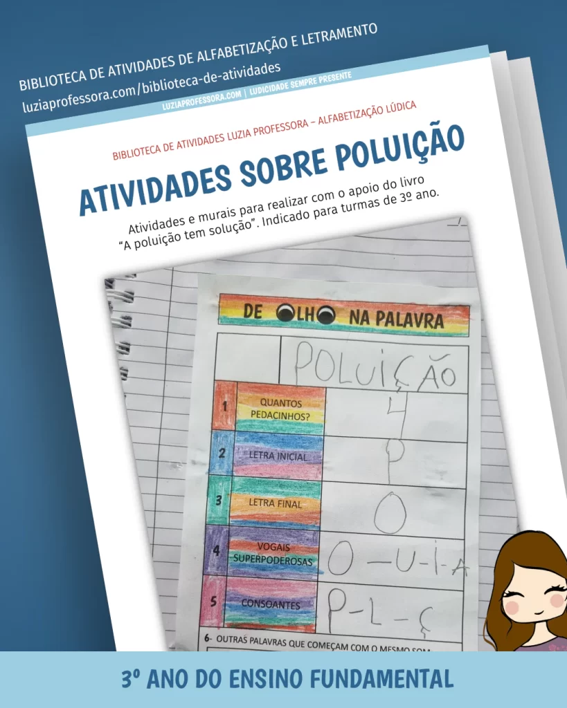 Livro A poluição tem solução