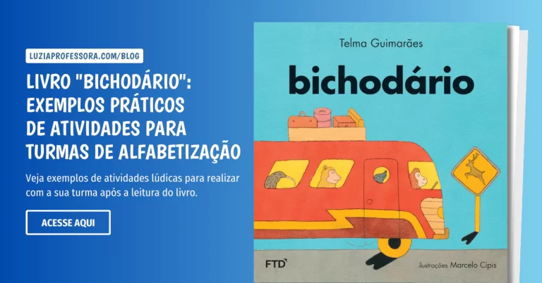 Livro Bichodário para Alfabetização