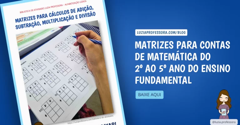 Contas de matemática para imprimir: baixe aqui as matrizes